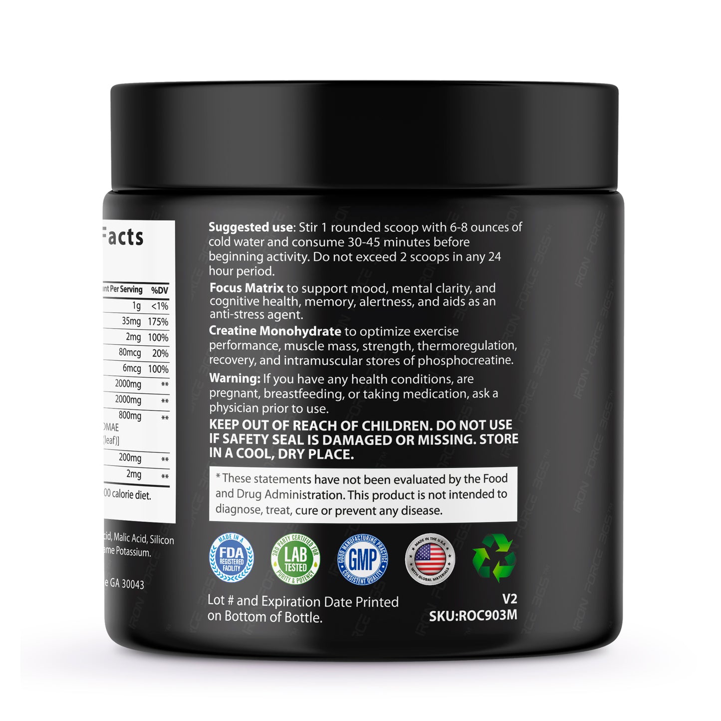Focus Matrix Energy Pre-Workout (Lemon Splash)