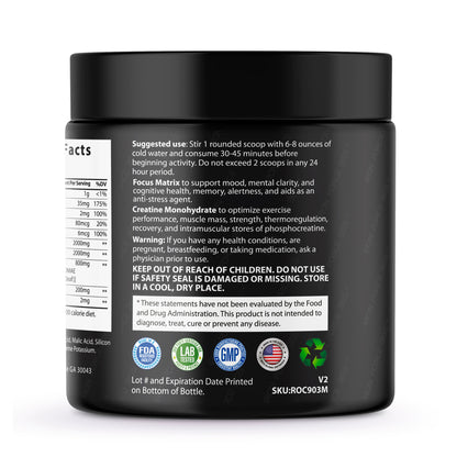 Focus Matrix Energy Pre-Workout (Lemon Splash)